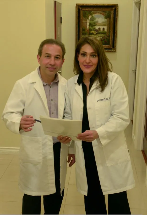DR.B & DR. E hallway lab coats